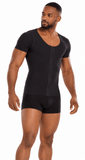 Men’s Compression Vest with Sleeves — 4-Level Snaps 7117 - chanelldiane